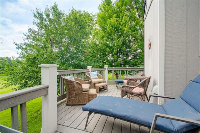 18765 S Alden St, Olathe, KS 66062 - view of wooden deck