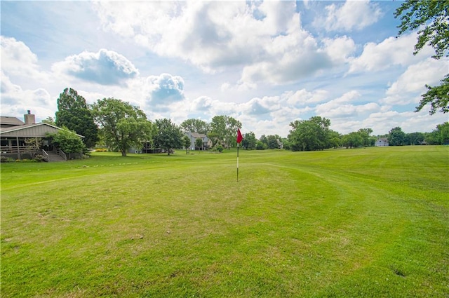 18765 S Alden St, Olathe, KS 66062 - view of grassy yard featuring view of golf course