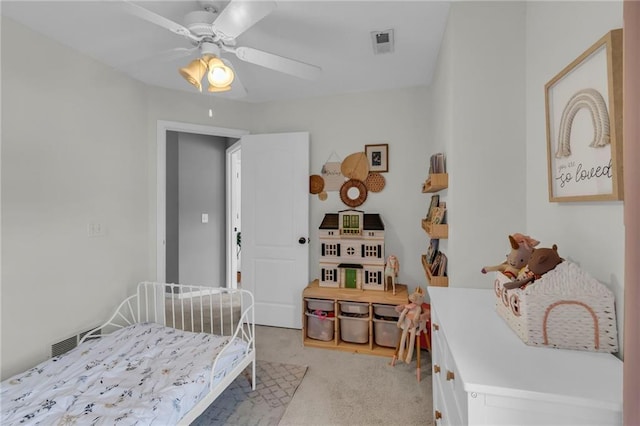 1610 Renea Ct, Kearney, MO 64060 - bedroom featuring light carpet and ceiling fan
