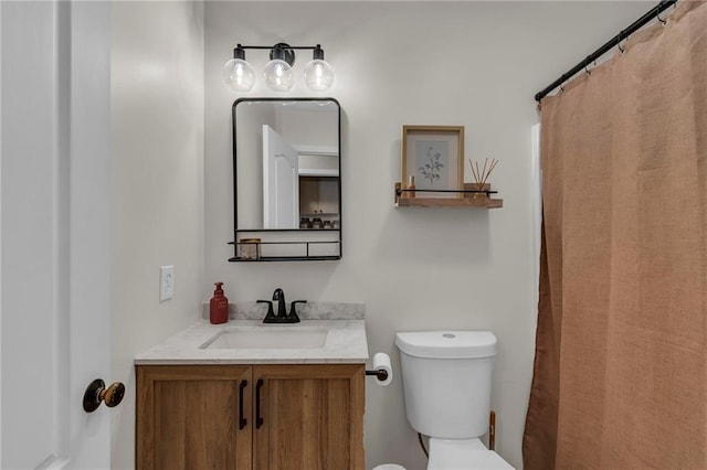 1610 Renea Ct, Kearney, MO 64060 - full bathroom with toilet, vanity, and a shower with shower curtain