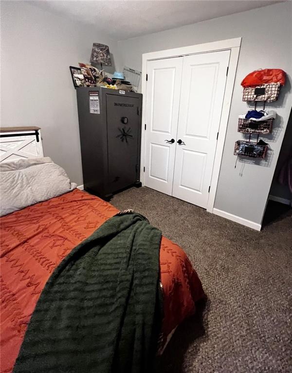 414 S 3rd St, Humboldt, KS 66748 - bedroom featuring a closet and carpet