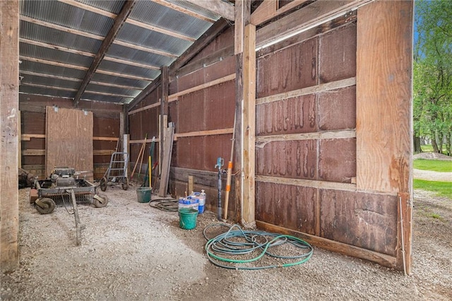 307 E Gore Rd, Raymore, MO 64083 - misc room with lofted ceiling