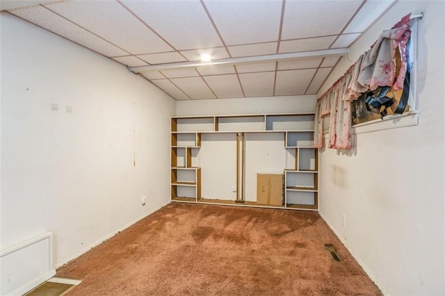 11120 E 35th Ter, Independence, MO 64052 - finished basement featuring carpet floors and a paneled ceiling
