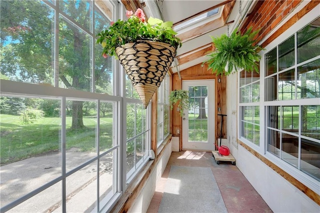 3200 NW 51st Ter, Blue Springs, MO 64015 - unfurnished sunroom with concrete flooring
