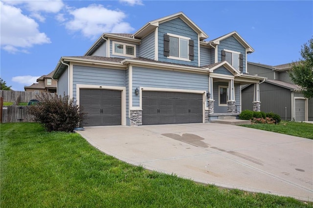 1532 SW Cross Creek Dr, Lees Summit, MO 64082 - view of front of home featuring concrete driveway and an attached garage