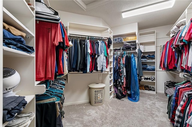 8709 Pine St, Lenexa, KS 66220 - spacious closet featuring carpet flooring and attic access