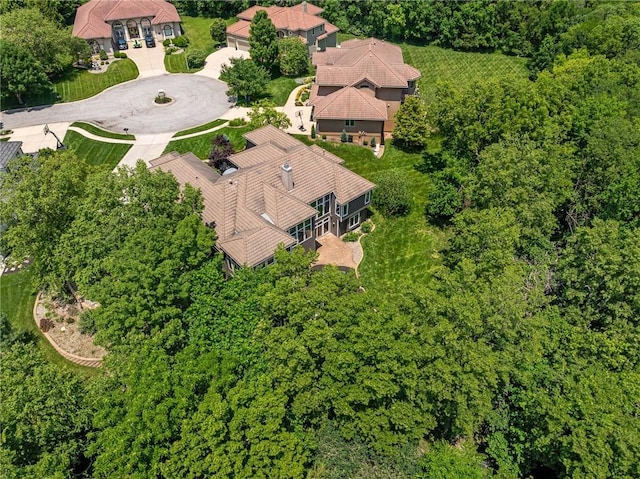 8709 Pine St, Lenexa, KS 66220 - drone / aerial view