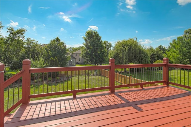 16321 Nieman Rd, Overland Park, KS 66062 - deck featuring a yard