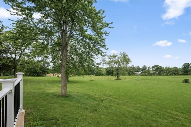 19109 Quinn Rd, Trimble, MO 64492 - view of green lawn with view of wooded area