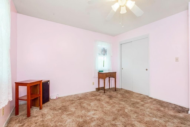 1310 N Leeview Cir, Olathe, KS 66061 - unfurnished room featuring ceiling fan and carpet floors