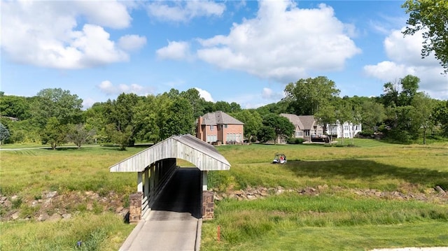 6501 N National Dr, Parkville, MO 64152 - view of grassy yard with view of scattered trees