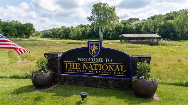 6501 N National Dr, Parkville, MO 64152 - community / neighborhood sign with a yard