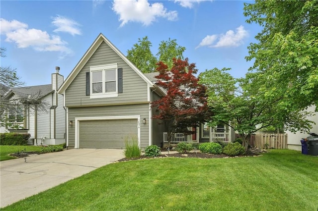 14876 S Summit St, Olathe, KS 66062 - view of front of property with an attached garage and concrete driveway