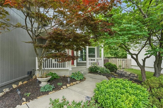 14876 S Summit St, Olathe, KS 66062 - property entrance with a porch