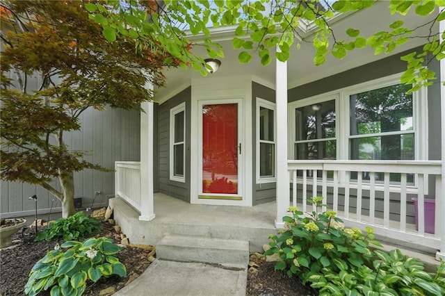 14876 S Summit St, Olathe, KS 66062 - doorway to property with a porch