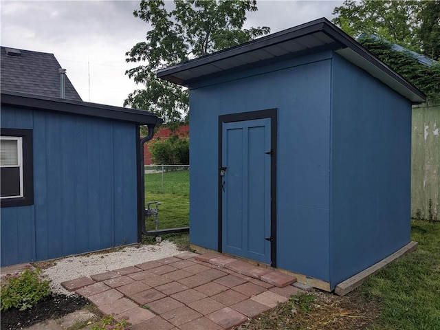 203 W 4th St, Holden, MO 64040 - view of shed