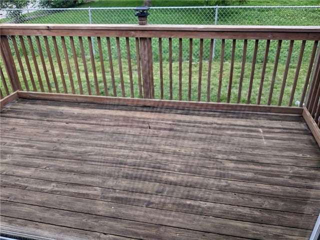 203 W 4th St, Holden, MO 64040 - view of wooden deck