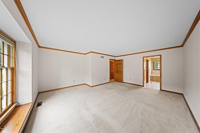 9509 W 116th Ter, Overland Park, KS 66210 - unfurnished room featuring crown molding and light carpet