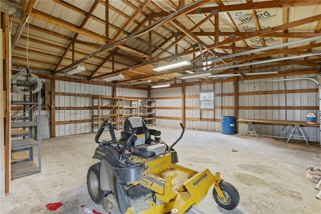 25549 Chieftain Rd, Lawrence, KS 66044 - view of garage