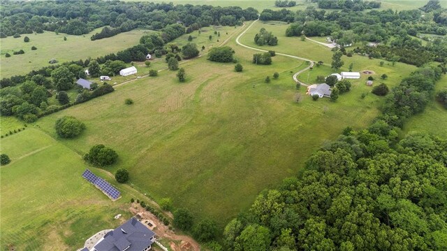 25549 Chieftain Rd, Lawrence, KS 66044 - aerial overview of property's location featuring rural landscape and agricultural land