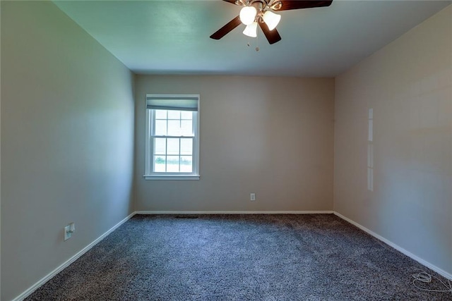 3512 Harvard Ave, Independence, MO 64052 - carpeted spare room with ceiling fan and baseboards