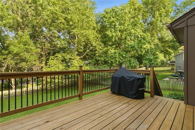 11409 Riley St, Overland Park, KS 66210 - view of wooden terrace