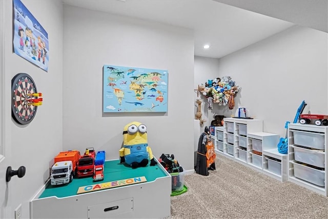 17746 W 165th Pl, Olathe, KS 66062 - recreation room featuring carpet flooring and recessed lighting