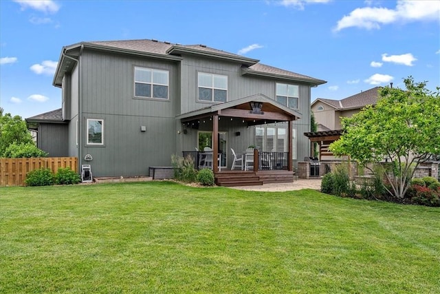 17746 W 165th Pl, Olathe, KS 66062 - back of property featuring a patio