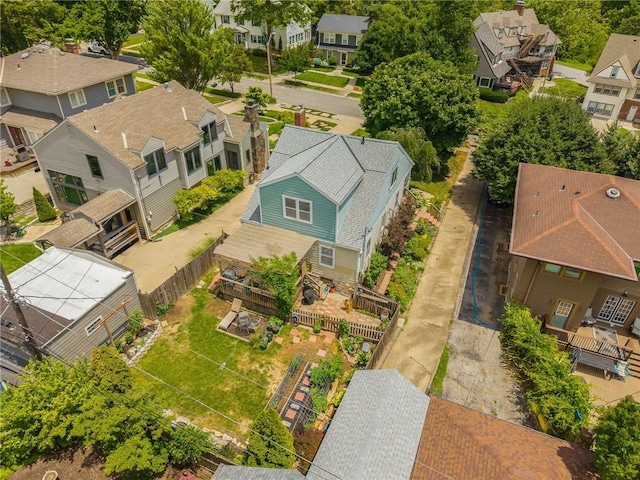4930 Holly St, Kansas City, MO 64112 - aerial perspective of suburban area