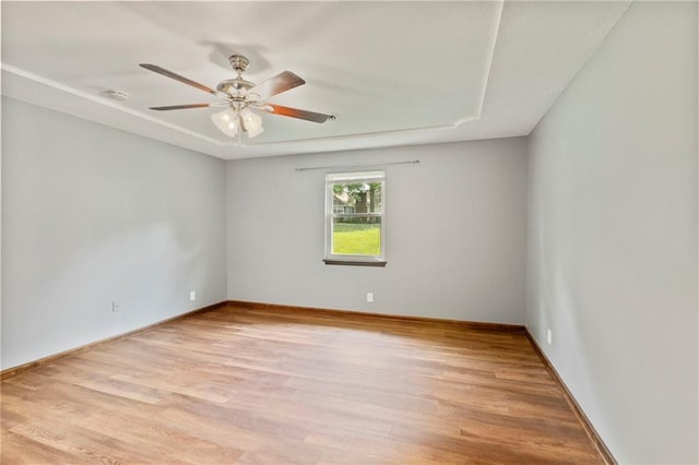 2207 N 154th Ter, Basehor, KS 66007 - spare room with light wood-type flooring and a ceiling fan