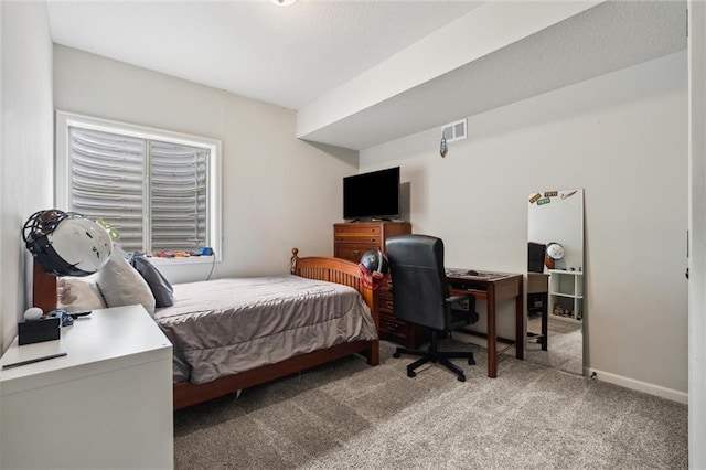 1402 NW Red Oak Ct, Grain Valley, MO 64029 - bedroom featuring carpet flooring and a desk