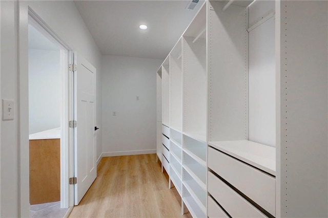 350 NW 1201st Rd, Holden, MO 64040 - walk in closet featuring light wood-type flooring