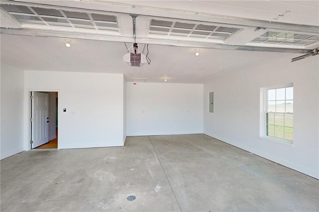 350 NW 1201st Rd, Holden, MO 64040 - garage with electric panel and a garage door opener