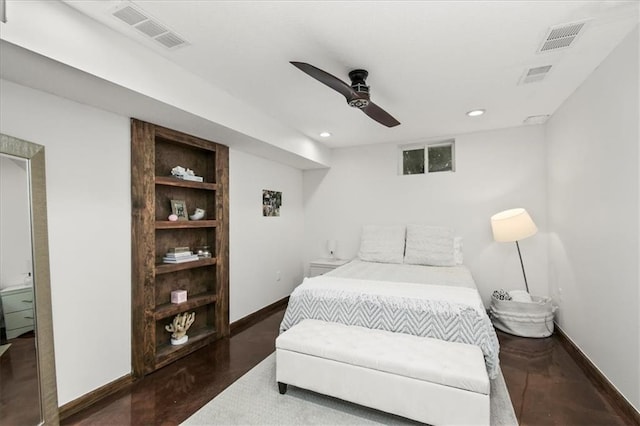 600 SW Gentry Ln, Lees Summit, MO 64081 - bedroom with ceiling fan and recessed lighting