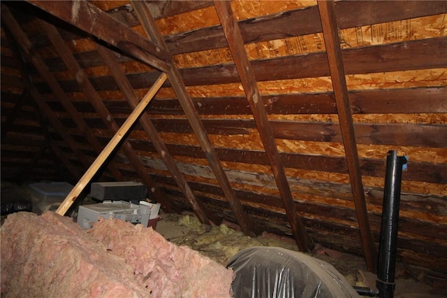 421 N Nettleton Ave, Bonner Springs, KS 66012 - view of attic