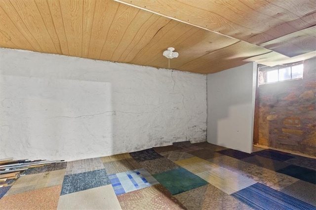 13623 W 95th St, Lenexa, KS 66215 - below grade area with wooden ceiling