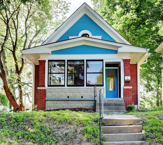 3521 Windsor Ave, Kansas City, MO 64123 - view of front of home with brick siding