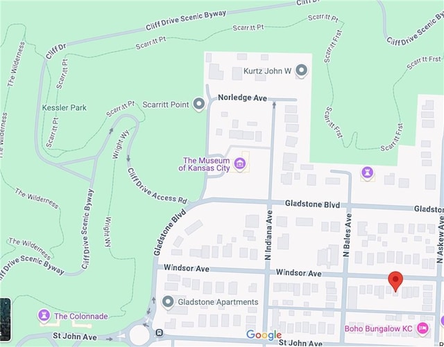 3521 Windsor Ave, Kansas City, MO 64123 - map / location