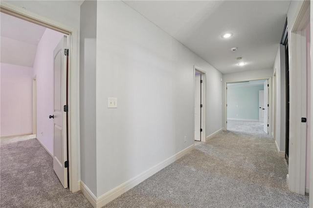 9332 W 158th St, Overland Park, KS 66221 - hallway with light carpet and recessed lighting