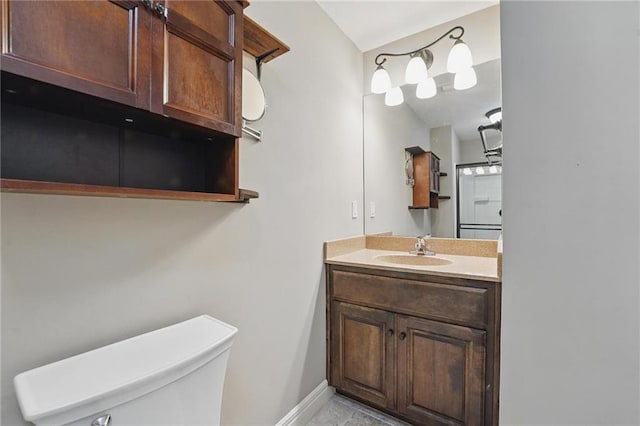 9332 W 158th St, Overland Park, KS 66221 - half bathroom featuring toilet and vanity