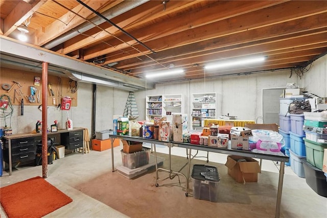 8206 Parkhill Cir, Lenexa, KS 66215 - view of unfinished basement