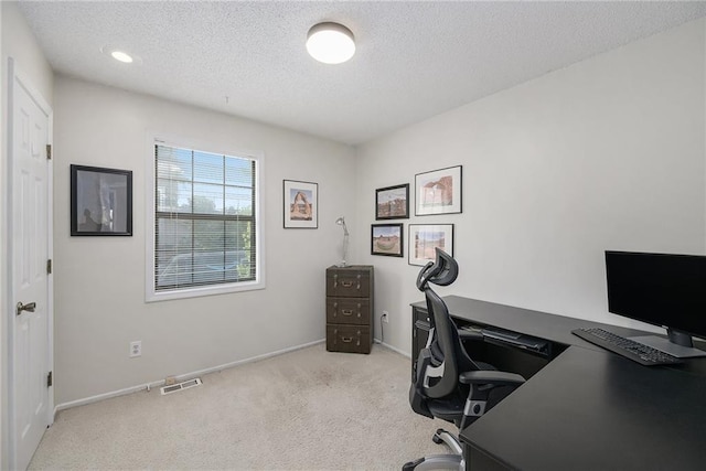 5341 Locust Ln, Kansas City, KS 66106 - office featuring a textured ceiling and carpet floors