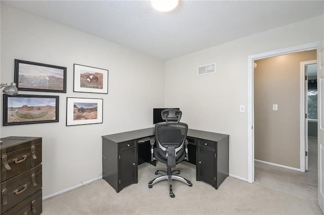 5341 Locust Ln, Kansas City, KS 66106 - office with light colored carpet and a textured ceiling