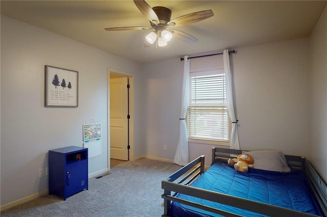 3201 SE 3rd St, Lees Summit, MO 64063 - bedroom featuring carpet floors and ceiling fan