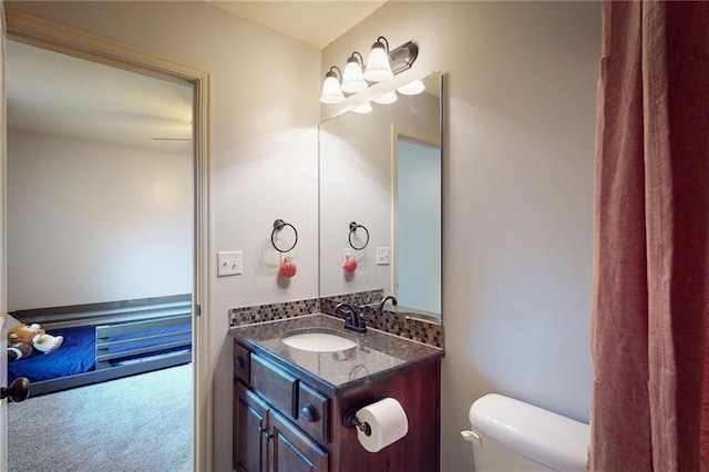 3201 SE 3rd St, Lees Summit, MO 64063 - bathroom with vanity and toilet