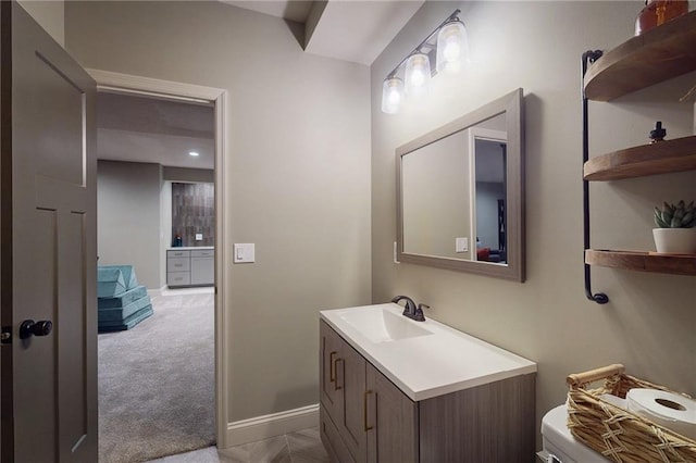 3201 SE 3rd St, Lees Summit, MO 64063 - half bath featuring toilet and vanity