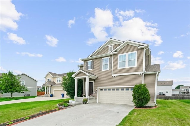 1420 SW Cornwall Rd, Lees Summit, MO 64083 - view of front facade with a garage and concrete driveway