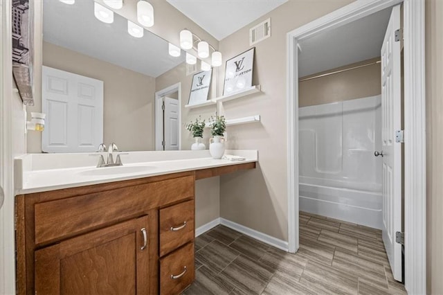 1420 SW Cornwall Rd, Lees Summit, MO 64083 - full bathroom with vanity and shower / bath combination