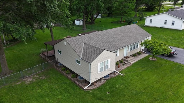 241 E S St, Peculiar, MO 64078 - view from above of property