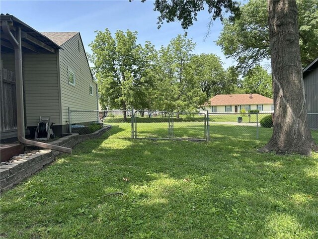 241 E S St, Peculiar, MO 64078 - view of yard with a gate